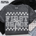 First Grade Comfort Colors Shirt Teacher Team TShirts 1st Grade Tee Back to School First Grade Department Gifts Crew Graphic Tee – Easygoing Wear · High-Quality Print