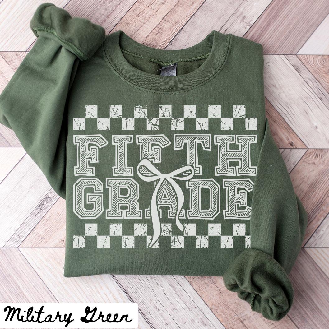 Fifth Grade Team Sweatshirt Teacher Sweatshirt 5th Grade Crewneck Back to School Tee Fifth Grade Department Gifts Crew Squad Sweatshirt – Feel-Good Design · Great Gift For Fans