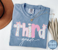 Comfort Colors Third Grade Shirt Teacher Tee 3rd Grade TShirt Back to School Third Grade Department Gifts Crew Squad Graphic Tee – Cozy Vibes · High-Quality Print