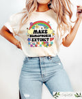 Make Homophobia Extinct Shirt Homo Pride Ally T Shirt LGBTW Pride Sweatshirt Gay Pride Tee Homo Rights Gift Rainbow Pride Crewneck Sweatshirt – Cozy Vibes · Must-Have Style