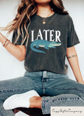 Retro Comfort Later Gator T shirt 90s Women Shirt Alligator Graphic Sweatshirt Aesthetic Women Gift Trendy Crocodile Sweater Sweatshirt – Everyday Comfort · Great Gift For Fans