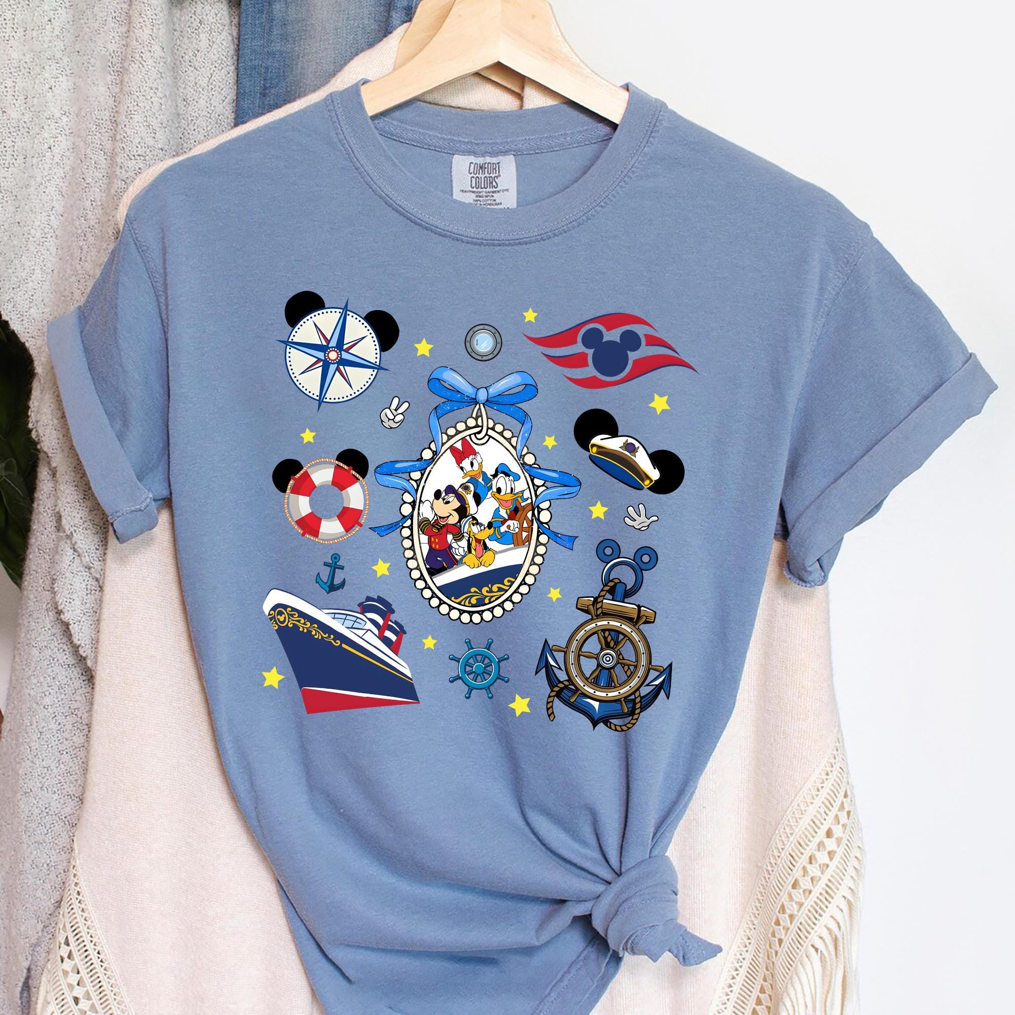 Disney Cruise Shirt Family Vacation Tee Mickey and Friends Coquette Cruise Matching Tee Disney Boat Trip Shirt Disney Cruise Sailor Shirt Graphic Tee – Cozy Vibes · Trending Graphic Apparel