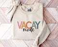VACAY Mode Sweatshirt Vacation Shirt Beach Lover Gift Idea Comfy Beach Pullover Summer Travel Shirt Cruise Mode Sweater Trip Gift Sweatshirt – Fan Favorite · Great Gift For Fans
