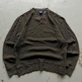 Vintage Y2K GAP Chocolate Brown Grunge Skater Thermal Shirt Graphic Tee – Fan Favorite · High-Quality Print