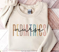 Pediatrics Nurse Sweatshirt Colorful Sweatshirt Nurse Life Sweatshirt Pediatric Nurse Gift Future Nurse Sweatshirt RN Sweatshirt Sweatshirt – Easygoing Wear · Top Pick For Any Outfit