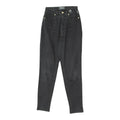 Versace Jeans Couture Vintage Womens High Waisted Black Tapered Designer Denim Graphic Tee – Aesthetic Look · Must-Have Style