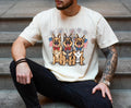 Patriotic Dog Trio 4th of July Dog Shirt Independence Day Shirt Patriotic Shirt American Flag Hat Dogs Uncle Sam Dog Shirts For Men Graphic Tee – Cozy Vibes · High-Quality Print