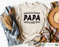 Retro Comfort Papa Shirt Father39s Day T shirt Trendy Dad Crewneck Funny Dad39s Birthday Gift Have No Fear Papa Is Here Crewneck Graphic Tee – Feel-Good Design · High-Quality Print