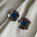 RARE vintage pisces jewelry co blue and silver southwestern inspired concho statement earrings boho western Graphic Tee – Easygoing Wear · Great Gift For Fans