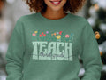 Teach Third Grade Sweatshirt Floral Teacher Sweatshirt Third Grade Teacher Gift Teacher Appreciation Gift Back to School Sweatshirt Sweatshirt – Bold Style · Perfect For Daily Wear