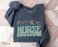 Registered Nurse Sweatshirt Floral RN Sweatshirt Nursing School Sweatshirt Gift for Nurse Nurse Appreciation Gift Cute Nurse Sweatshirt Sweatshirt – Feel-Good Design · Great Gift For Fans
