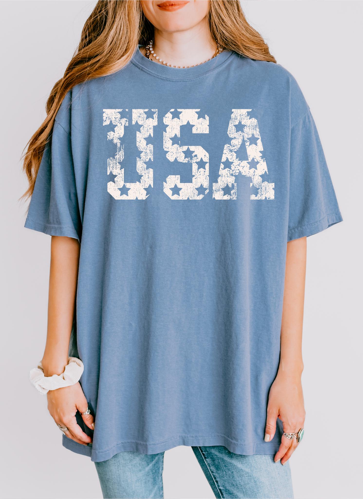 Shirt America Shirt Fourth of July Shirt 4th of July Tee Patriotic Shirt independent Day Shirt Retro Usa Pary Usa Tee Graphic Tee – Everyday Comfort · Must-Have Style