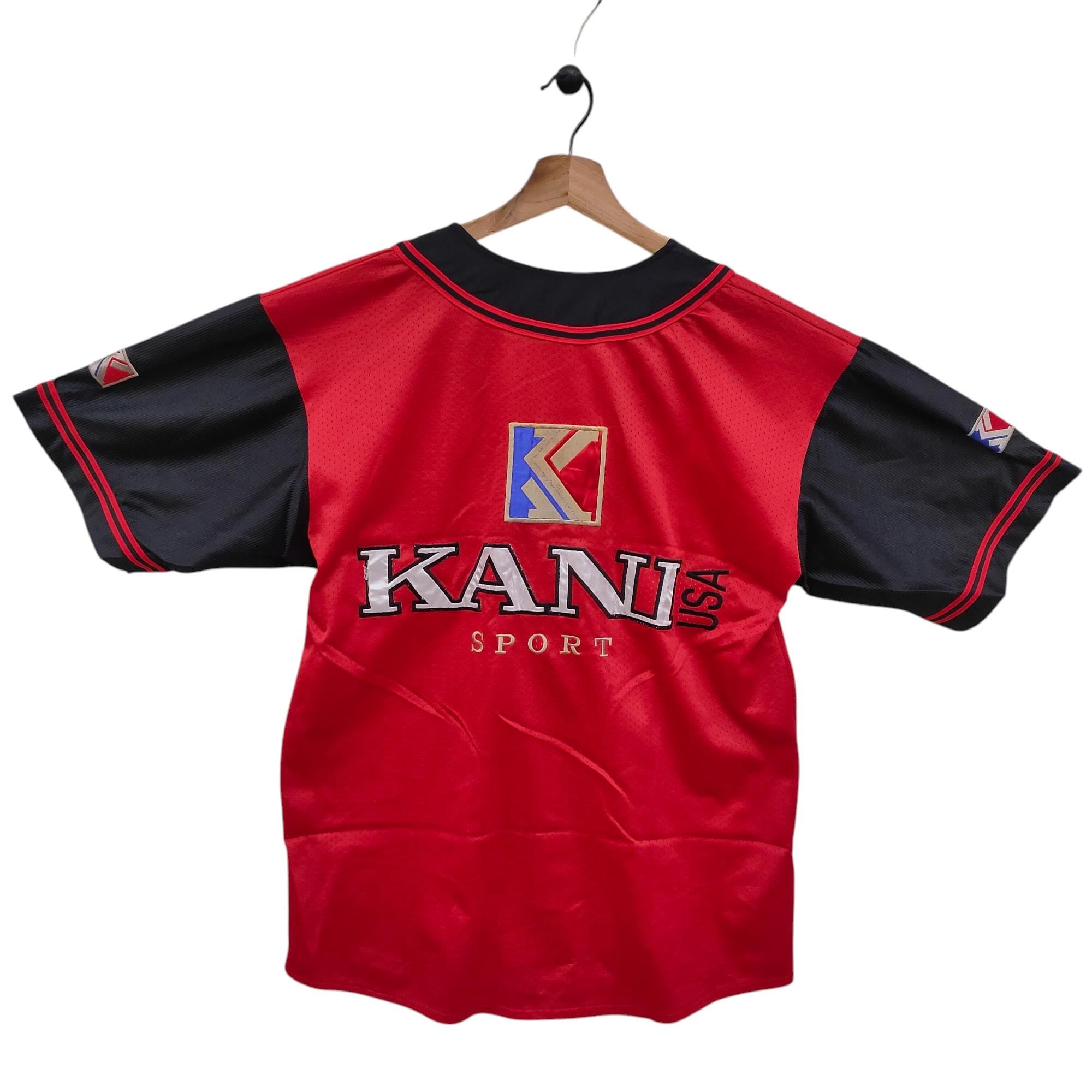 90s Kani Sport USA Jersey Medium Vintage Karl Kani Hip Hop Streetwear Big Logo Jersey Size M Jersey – Easygoing Wear · Perfect For Daily Wear