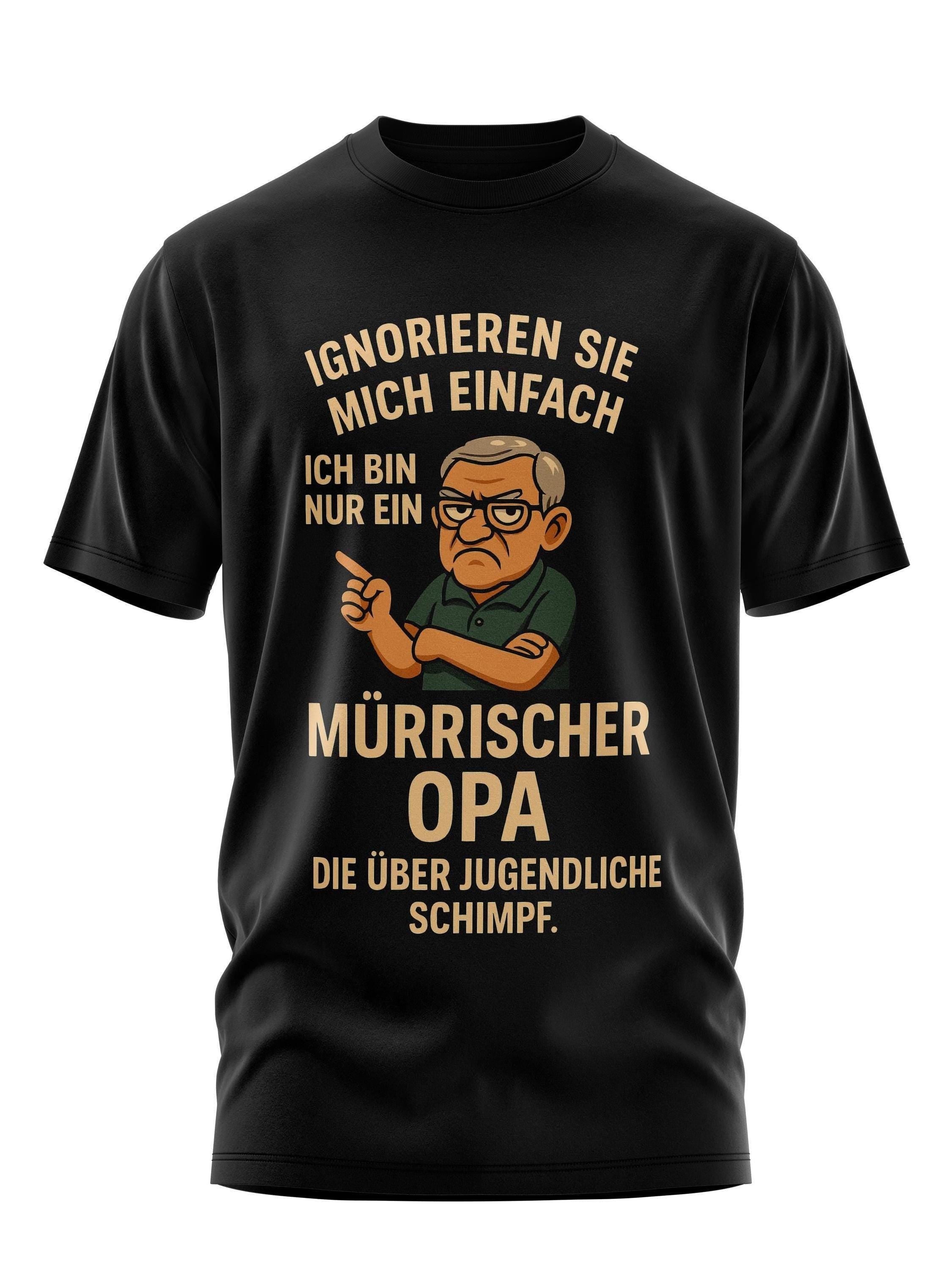 Mrrischer Opa T Shirt Lustiges Sprche T Shirt fr Mnner Sarkastisches Retro Design mit Opa Geschenk fr Grovter Humor Fans Graphic Tee – Soft Feel · Must-Have Style