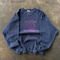 Vintage Y2K Tultex Tag Mayven University Big Logo Printed Sweatshirt Pullover Crewneck Sweater University Mayven Colour NavyBlue Size NA Sweatshirt – Easygoing Wear · Must-Have Style