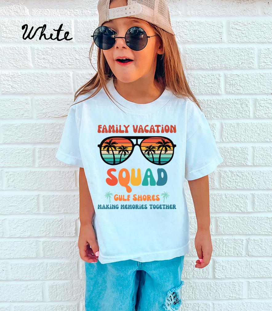 Gulf Shores Kids Shirt Family Vacation Shirts Matching Group Shirts Family Trip Tshirt Family Matching Tee Boys and Girls Graphic Tee – Fan Favorite · Trending Graphic Apparel