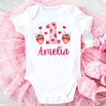 Strawberry First Birthday Bodysuit Strawberry Birthday Shirt Personalized 1st Birthday Gift Berry First Birthday Shirt Strawberry Shirt Baby Graphic Tee – Fan Favorite · Must-Have Style