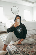 Blumen Hoodie Florales Kapuzenpullover Blaue Blumen Print Natur Design Blumen Hoodie Geschenk fr Pflanzenliebhaber Hoodie – Feel-Good Design · Great Gift For Fans