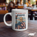Pope Leo XIV quotWindy Cityquot Mug First American Pope Coffee Cup with Chicago USA Flags Catholic Gift Graphic Tee – Soft Feel · Great Gift For Fans