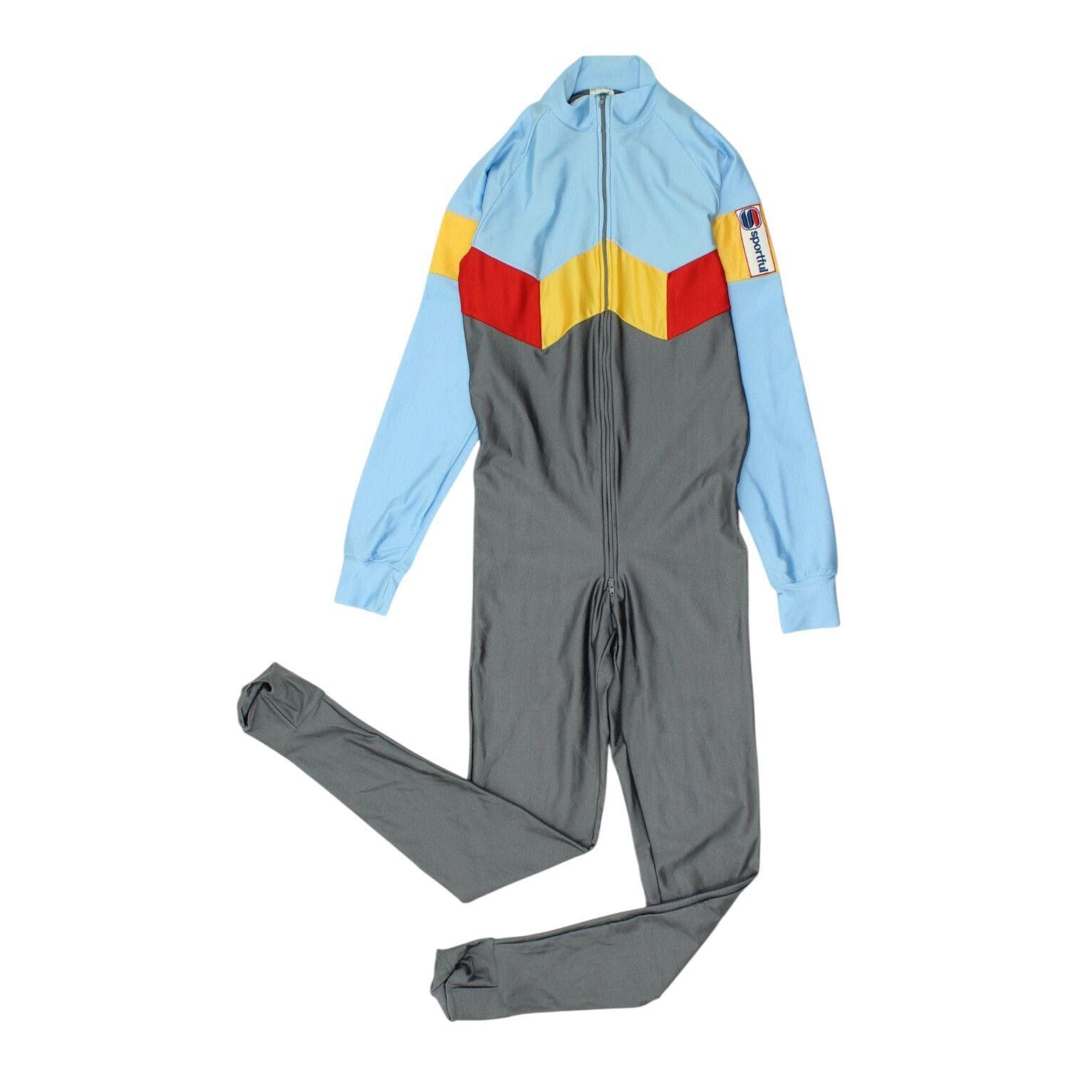 Sportful Lightweight Ski Suit Vintage Mens Grey Winter Sports Racing Snowsuit Graphic Tee – Bold Style · Must-Have Style