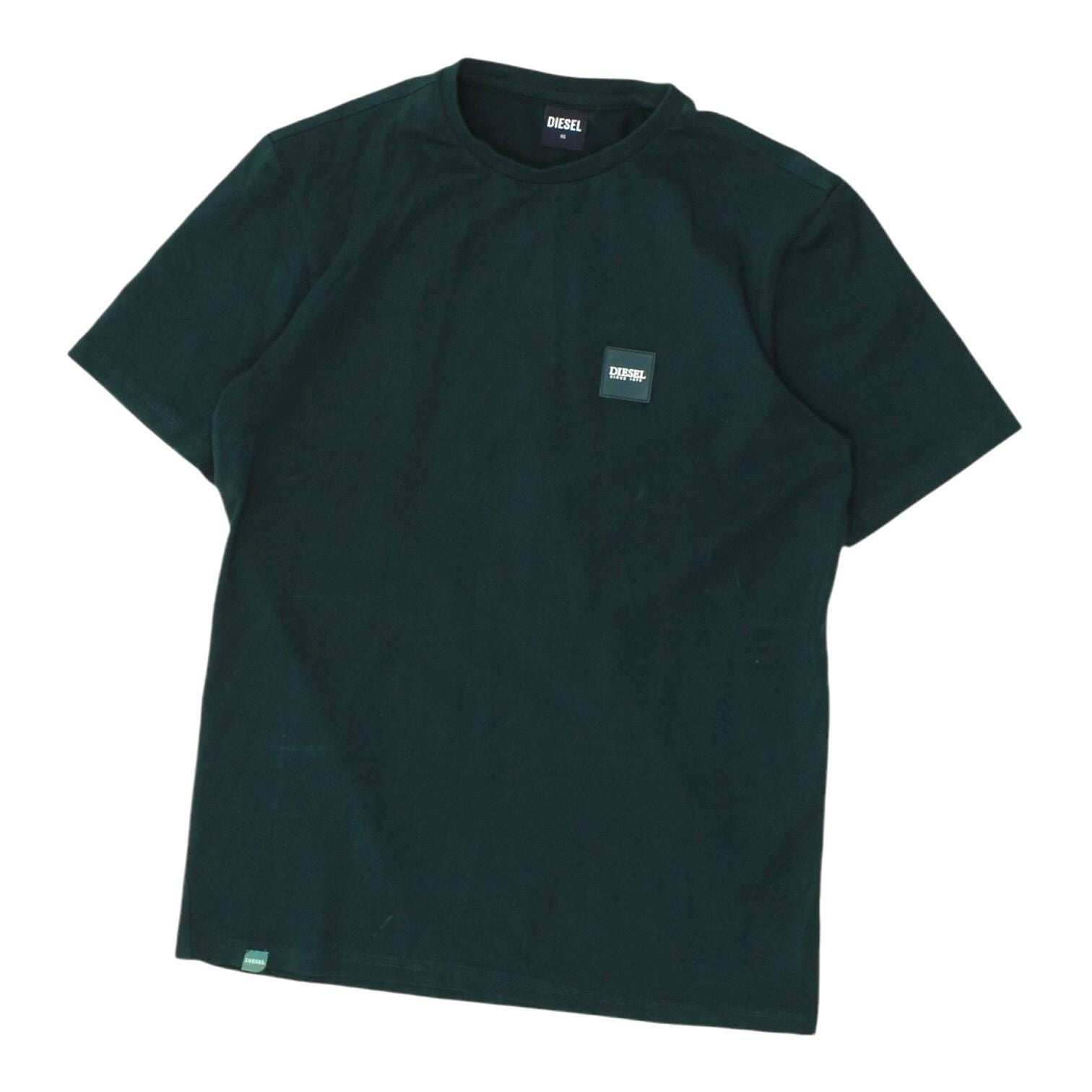 Diesel Mens Green Tshirt Casual Designer Crew Neck Logo Short Sleeve Graphic Tee – Feel-Good Design · High-Quality Print