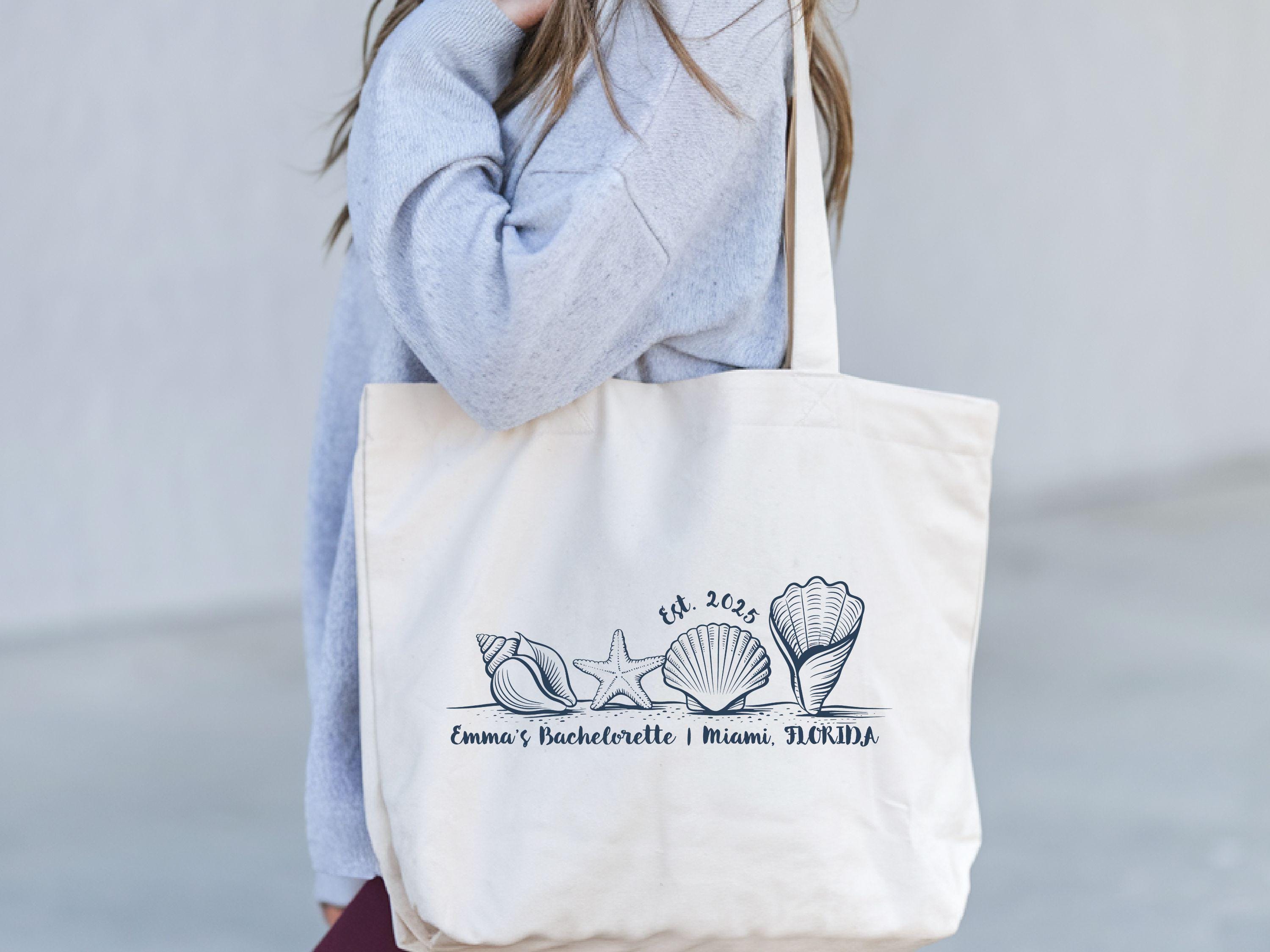 Coastal Doodle Tote Bag Last Toast on the Coast Destination Wedding Welcome Tote Coastal Bachelorette Brides Last Toast Hand Drawn Tote Tote Bag – Easygoing Wear · Must-Have Style