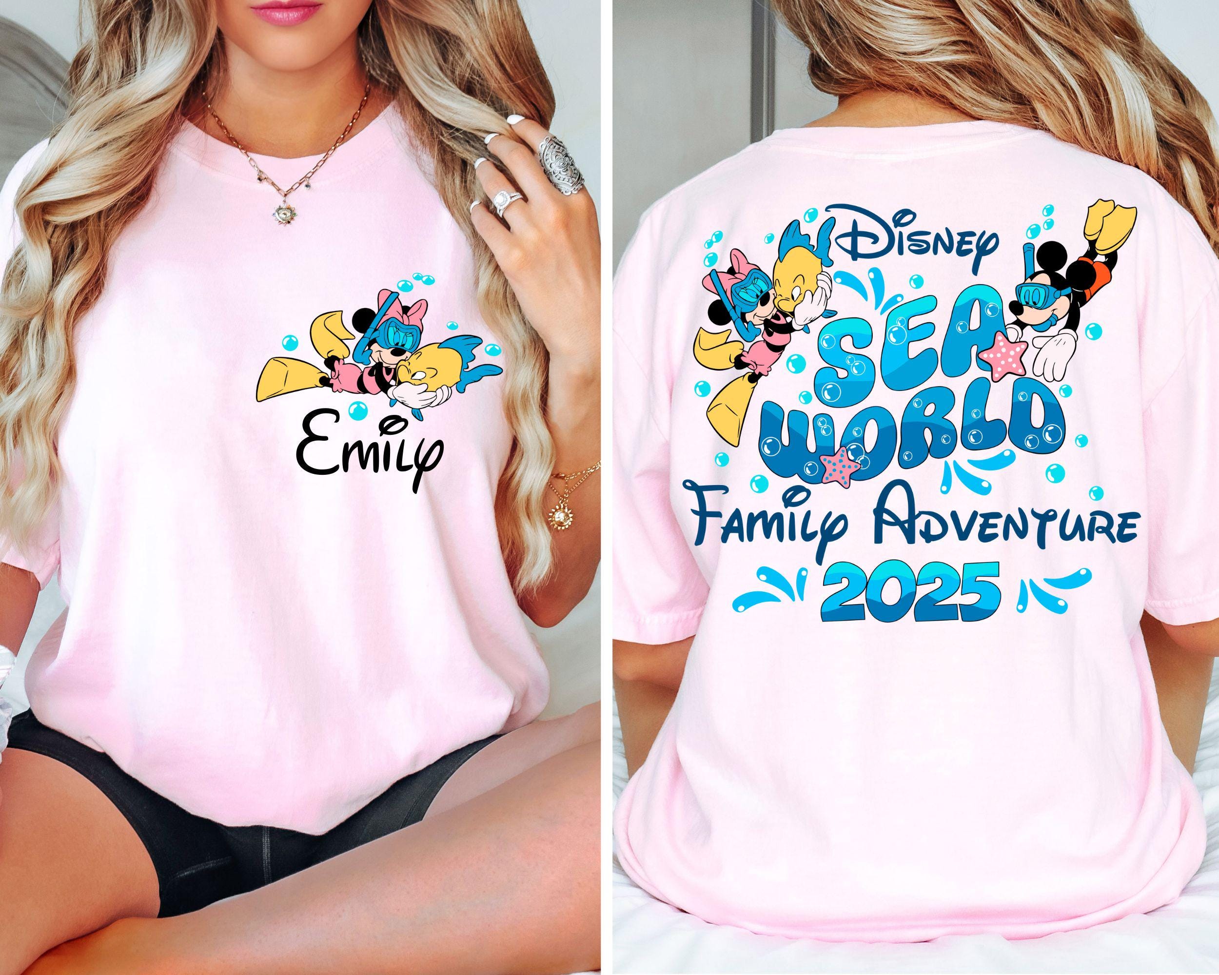 Disney Sea World Custom Family Adventure 2025 Shirt Mickey and Friends T shirt Sea World shirt Sea World Family Adventure SweatshirtGift Sweatshirt – Aesthetic Look · Top Pick For Any Outfit