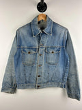 Vintage 60s Sears Roebucks True Vintage Blue Denim Jacket Size S Graphic Tee – Aesthetic Look · Trending Graphic Apparel