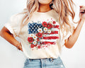 Floral American Flag Shirt 4th of July Shirt Independence Day Shirt Patriotic Shirt USA Flag Shirt Gift for Her Freedom Gift for Shirt Graphic Tee – Cozy Vibes · Perfect For Daily Wear