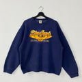 Vintage United States Navy Sweatshirt US Navy Crewneck Blue Angels Sweater Pullover Naval Academy Annapolis Military Print Logo Blue Large Sweatshirt – Soft Feel · Top Pick For Any Outfit