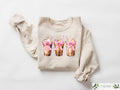 Retro Comfort Iced Coffee Sweatshirt Coquette Bow Women T shirt Aesthetic Mom Shirt Iced Coffee Lover Gift Coffee Addicted Tee Sweatshirt – Cozy Vibes · Trending Graphic Apparel