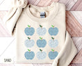 Apple Teacher Sweatshirt Floral Teacher Apple Shirt Apple Bweatshirt Back to School Gift for Teacher Sweatshirt – Feel-Good Design · Top Pick For Any Outfit