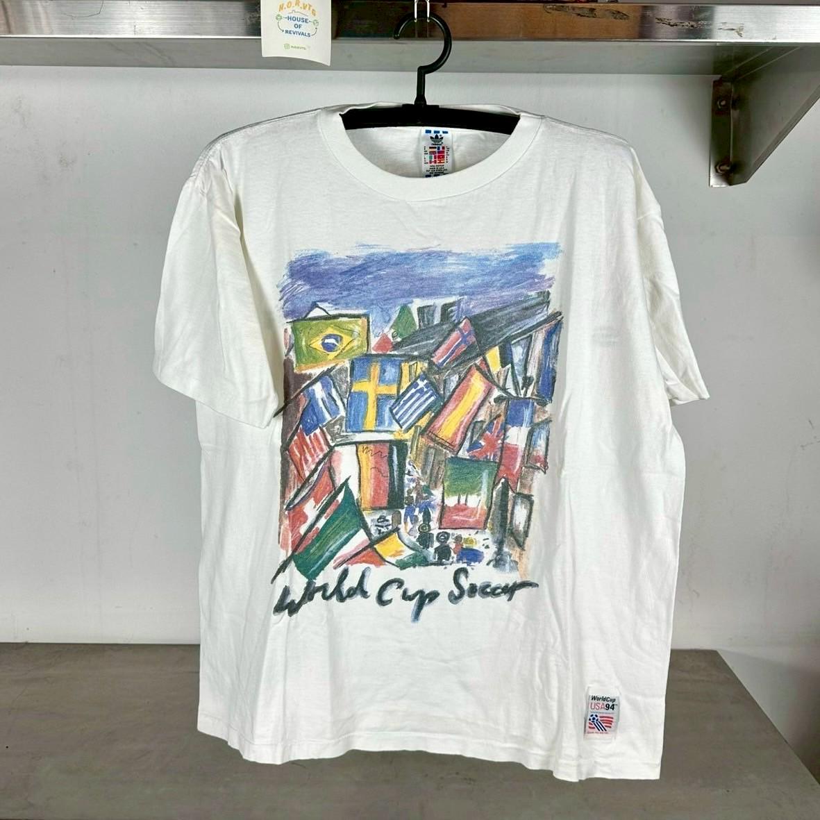 Vintage Adidas 1994 USA World Cup Soccer Art Promo Medium Single stitch T shirt Vintage Soccer Tshirt Sports shirt Graphic Tee – Cozy Vibes · Trending Graphic Apparel