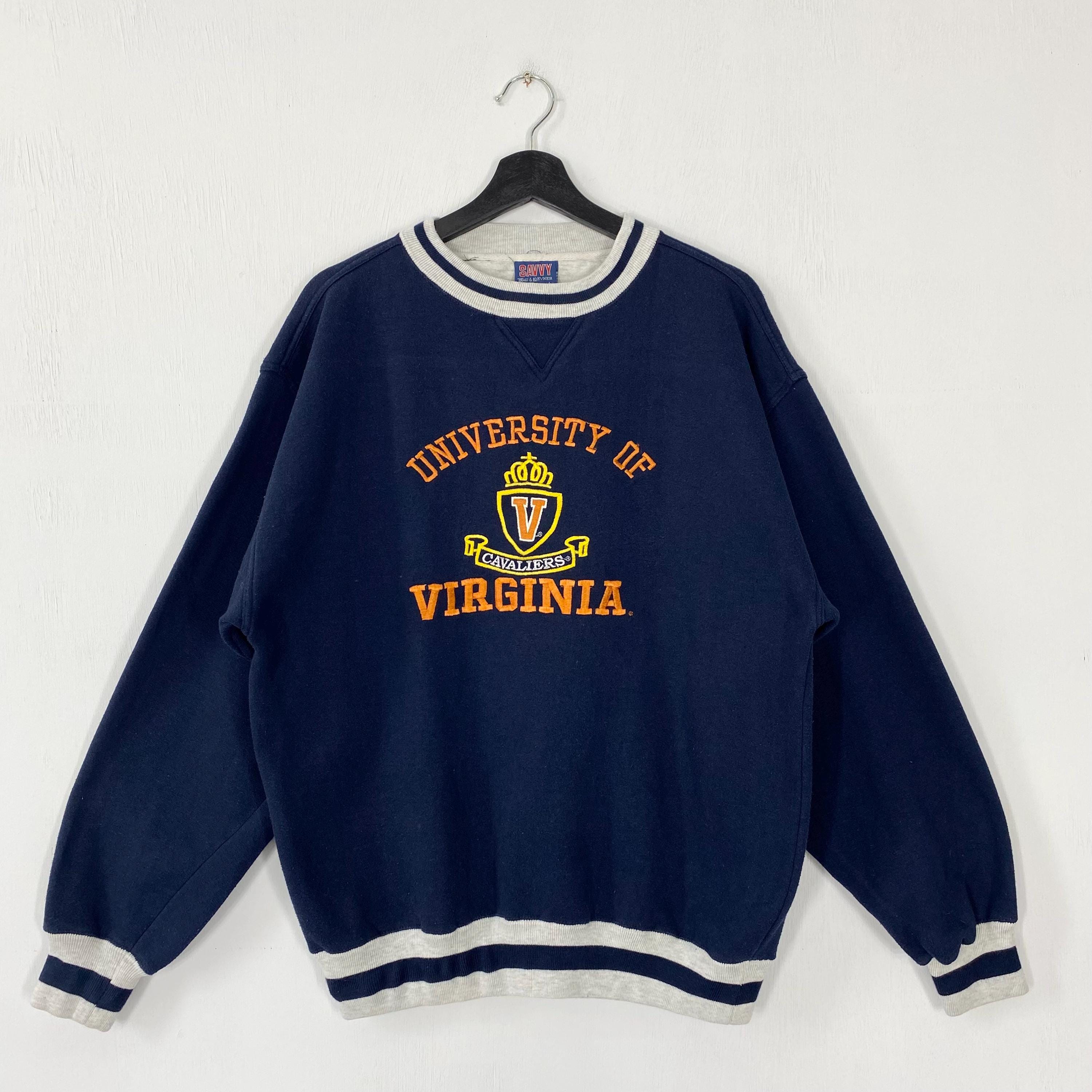Vintage 90s University Virginia Sweatshirt University Virginia Crewneck Virginia Sweater Pullover Virginia Cavaliers Embroidered Logo Large Sweatshirt – Premium Graphic · Top Pick For Any Outfit