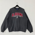 Vintage University Alabama Sweatshirt University Alabama Crewneck Alabama Sweater Pullover Alabama Crimson Tide Embroidered Logo Grey Large Sweatshirt – Cozy Vibes · Great Gift For Fans