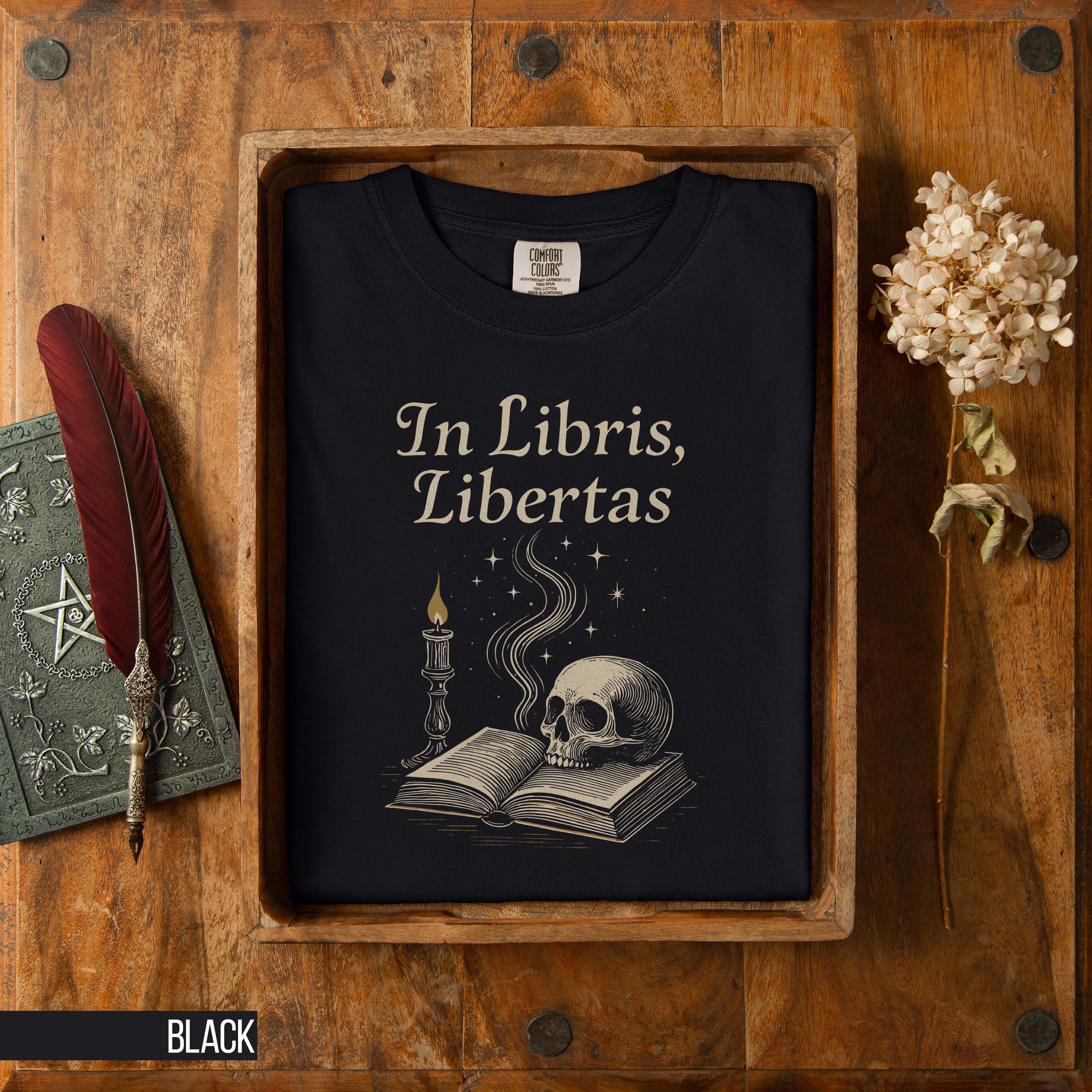 Dark Academia Book Lover Shirt Gothic Clothes Dark Vintage Art Whimsigoth Top Dark Librarian Gift Vintage Oversized Shirt Dark Romance Graphic Tee – Bold Style · High-Quality Print
