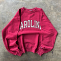 Vintage Y2K Champion Tag Carolina Spellout BigLogo Printed Sweatshirt Crewneck Sweater Champion Carolina University Colour Red Size Small Sweatshirt – Feel-Good Design · Trending Graphic Apparel