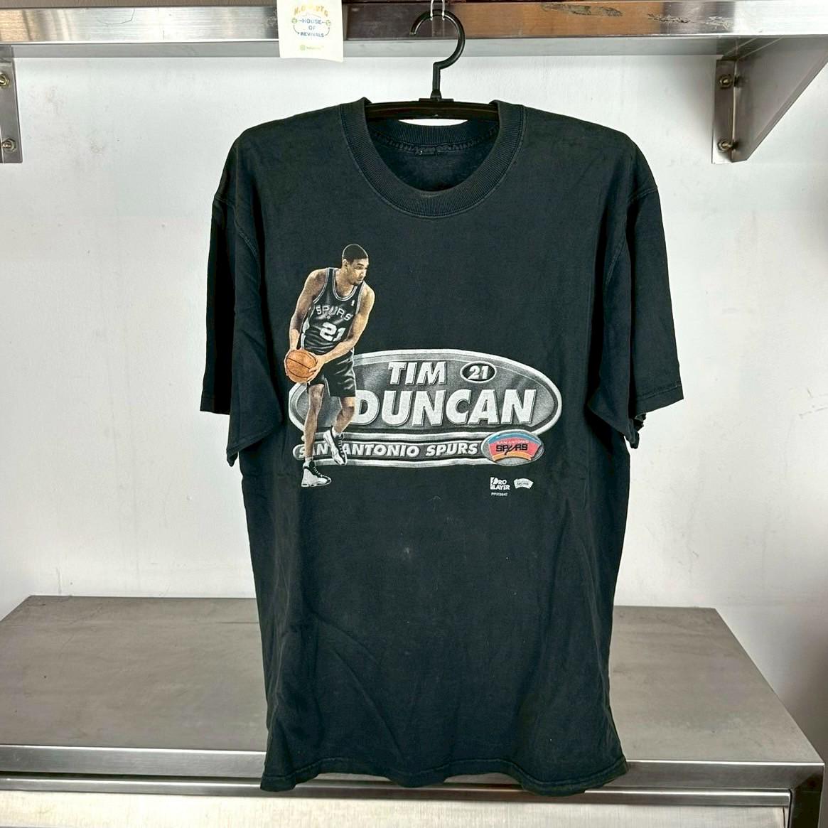 Vintage Tim Duncan San Antonio Spurs NBA Pro Player XL T shirt Vintage Basketball Tshirt Vintage NBA Tshirt Graphic Tee – Soft Feel · High-Quality Print