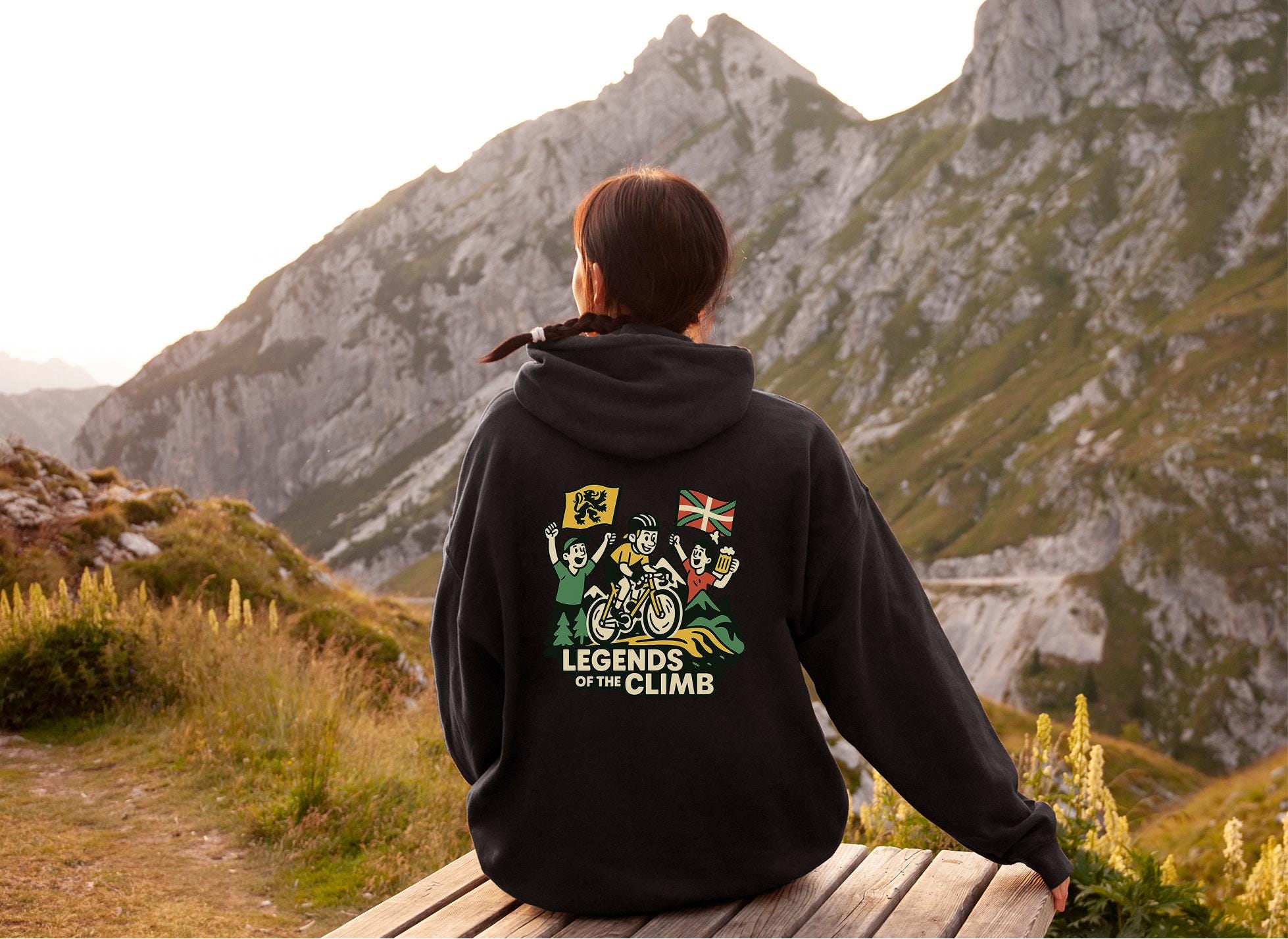 Legends of the Climb Hoodie Fahrrad Hoodie Fahrradliebhaber Radfahren Hoodie Radfahrer Hoodie Fahrrad Geschenk Cycling Hoodie Hoodie – Aesthetic Look · Must-Have Style