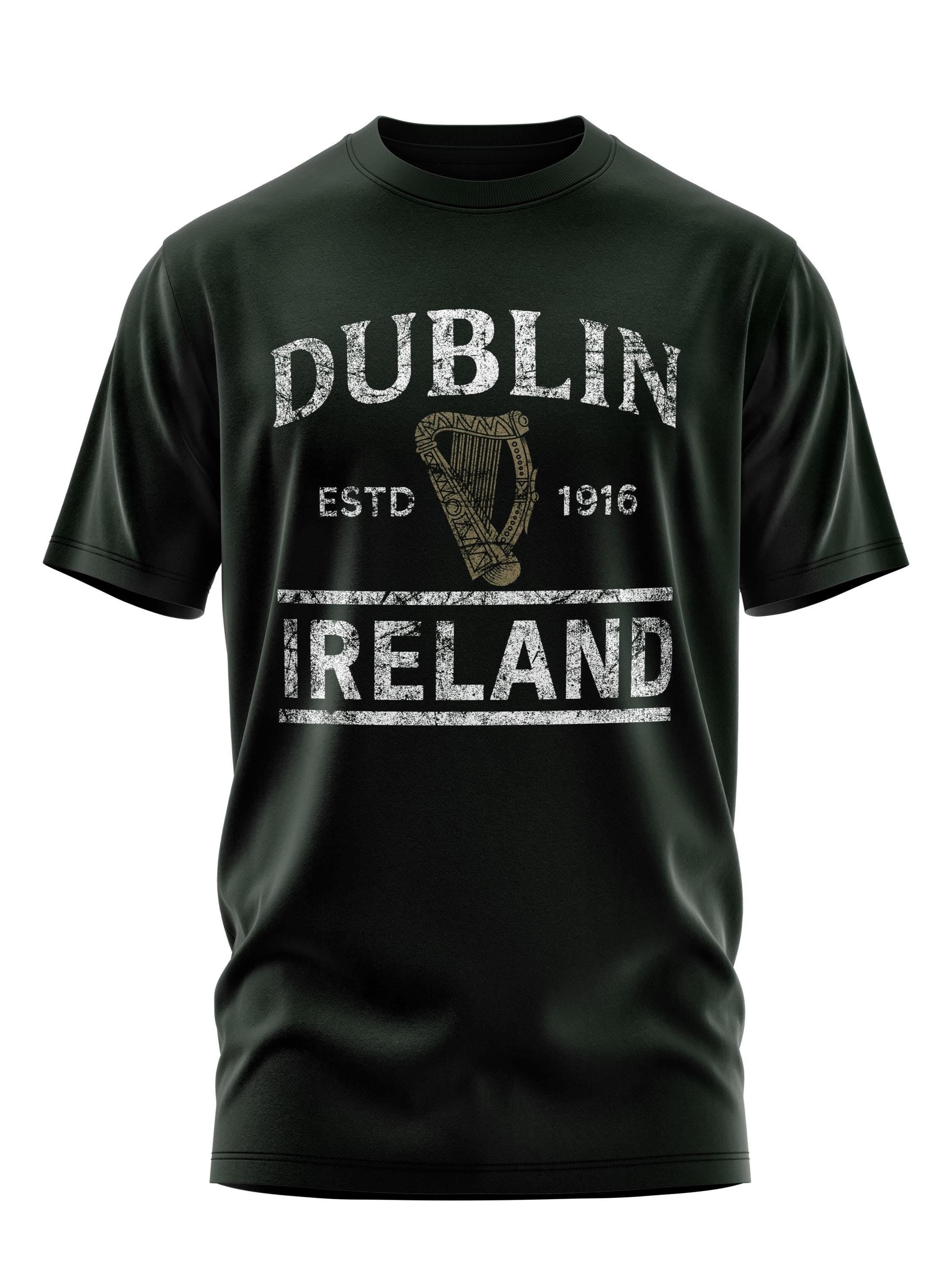 Vintage Dublin T Shirt Dublin Ireland Heritage Shirt Celtic Irish Pub Tee Emerald Isle Gift Vintage Gaelic Design Graphic Tee – Premium Graphic · Must-Have Style