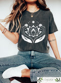 Normalize Caring For Other People T shirt Socialism Shirt Woke Anti Trump Sweatshirt Democrat Gift Boho Lotus Tee Resistance Crewneck Sweatshirt – Warm & Stylish · Must-Have Style
