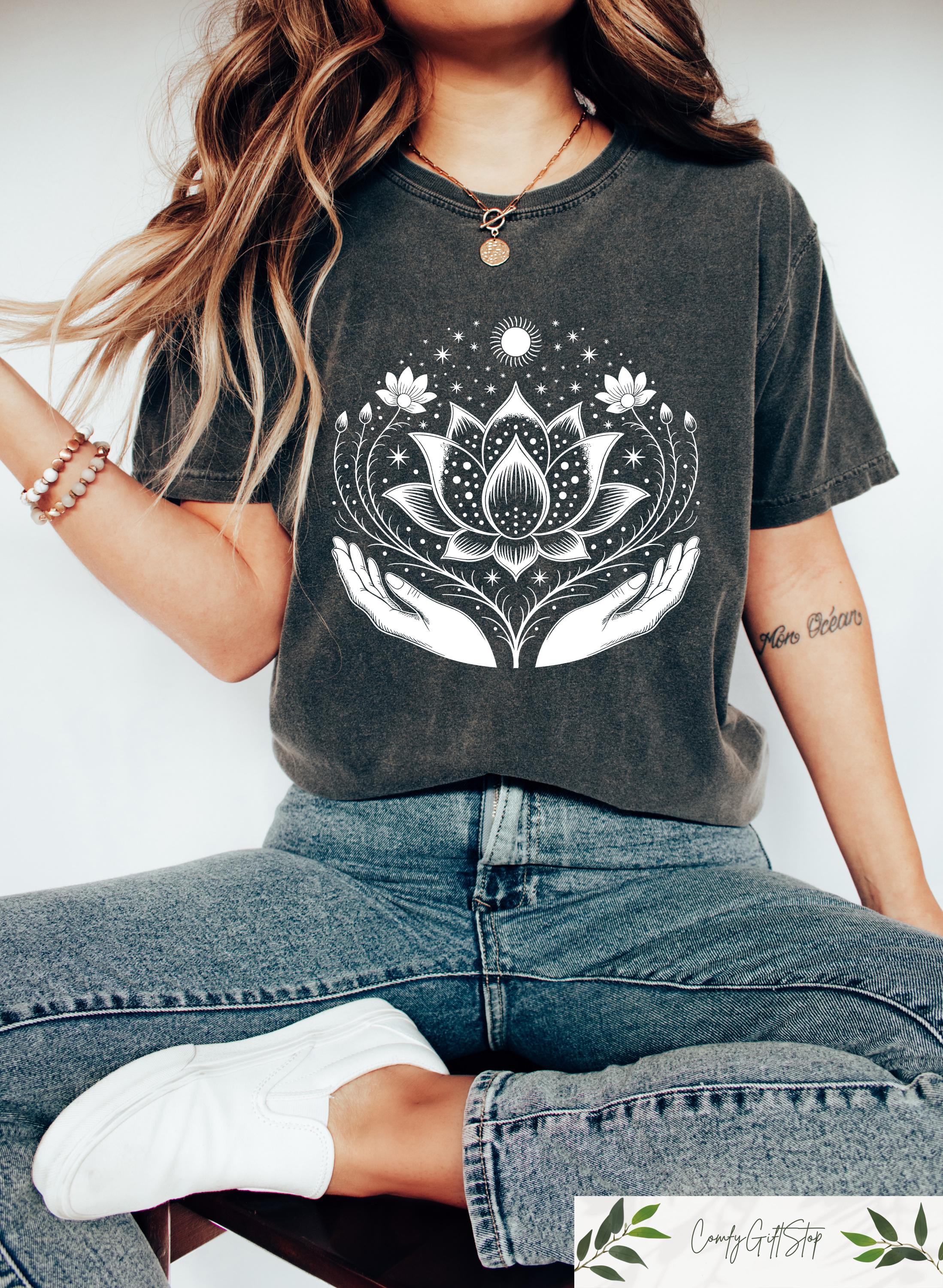 Normalize Caring For Other People T shirt Socialism Shirt Woke Anti Trump Sweatshirt Democrat Gift Boho Lotus Tee Resistance Crewneck Sweatshirt – Warm & Stylish · Must-Have Style