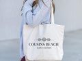 Cousins Beach Tote Bag Vintage Beach Bag Trendy Coastal Tote East Coast Beach Bag Summer Vibes Tote Trip Tote Vacation Tote Tote Bag – Fan Favorite · High-Quality Print