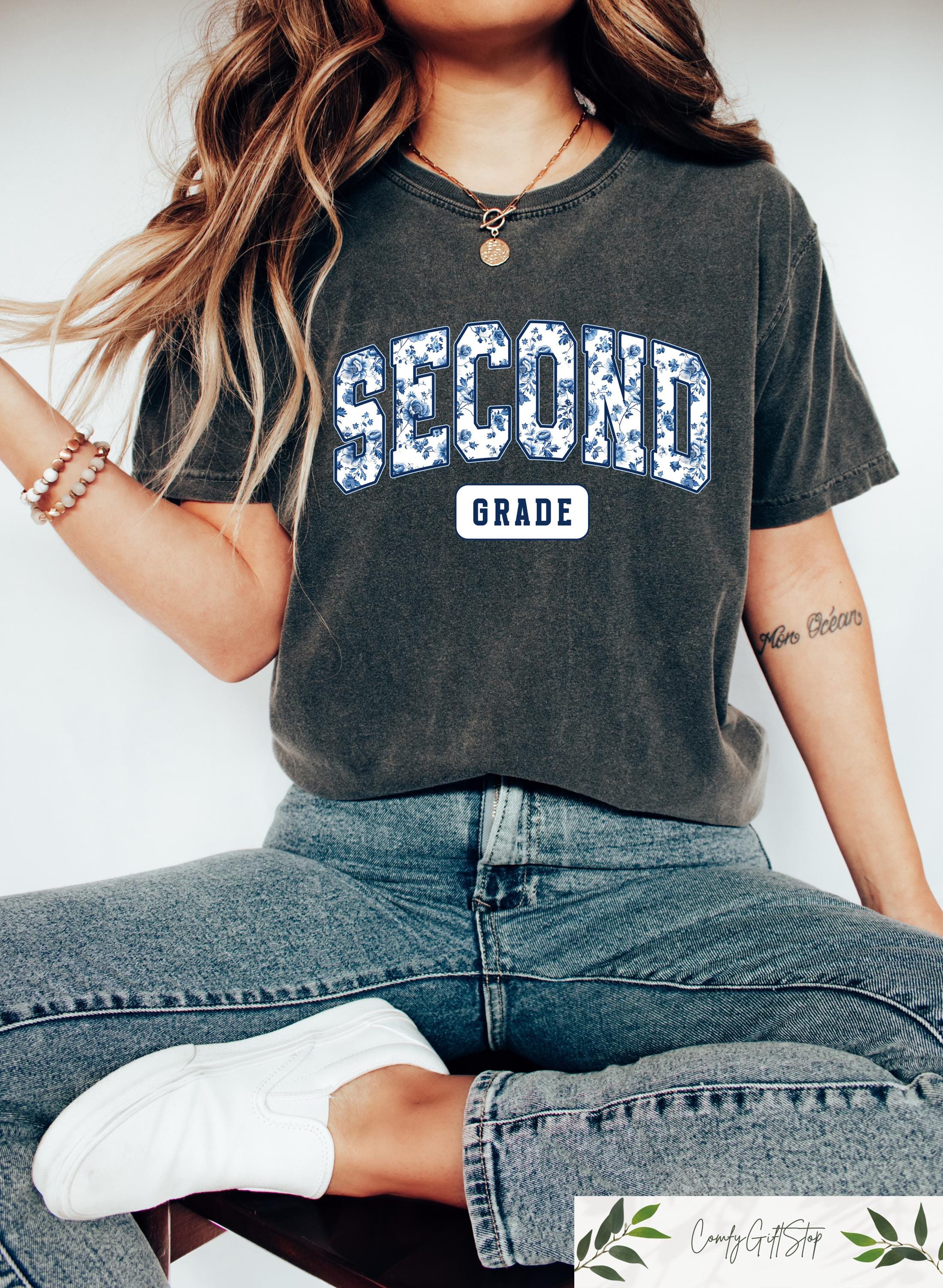 Retro Comfort Second Grade Teacher T shirt Funny 2nd Grade Shirt Elementary Teacher Gift First Day Of School Shirt 2nd Grade Teacher Tee Graphic Tee – Soft Feel · Trending Graphic Apparel