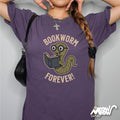 Bookworm Forever T Shirt Cute Reading Worm Tee for Book Lovers Nerdy Gift for Readers Funny Library Shirt Graphic Tee – Fan Favorite · Top Pick For Any Outfit