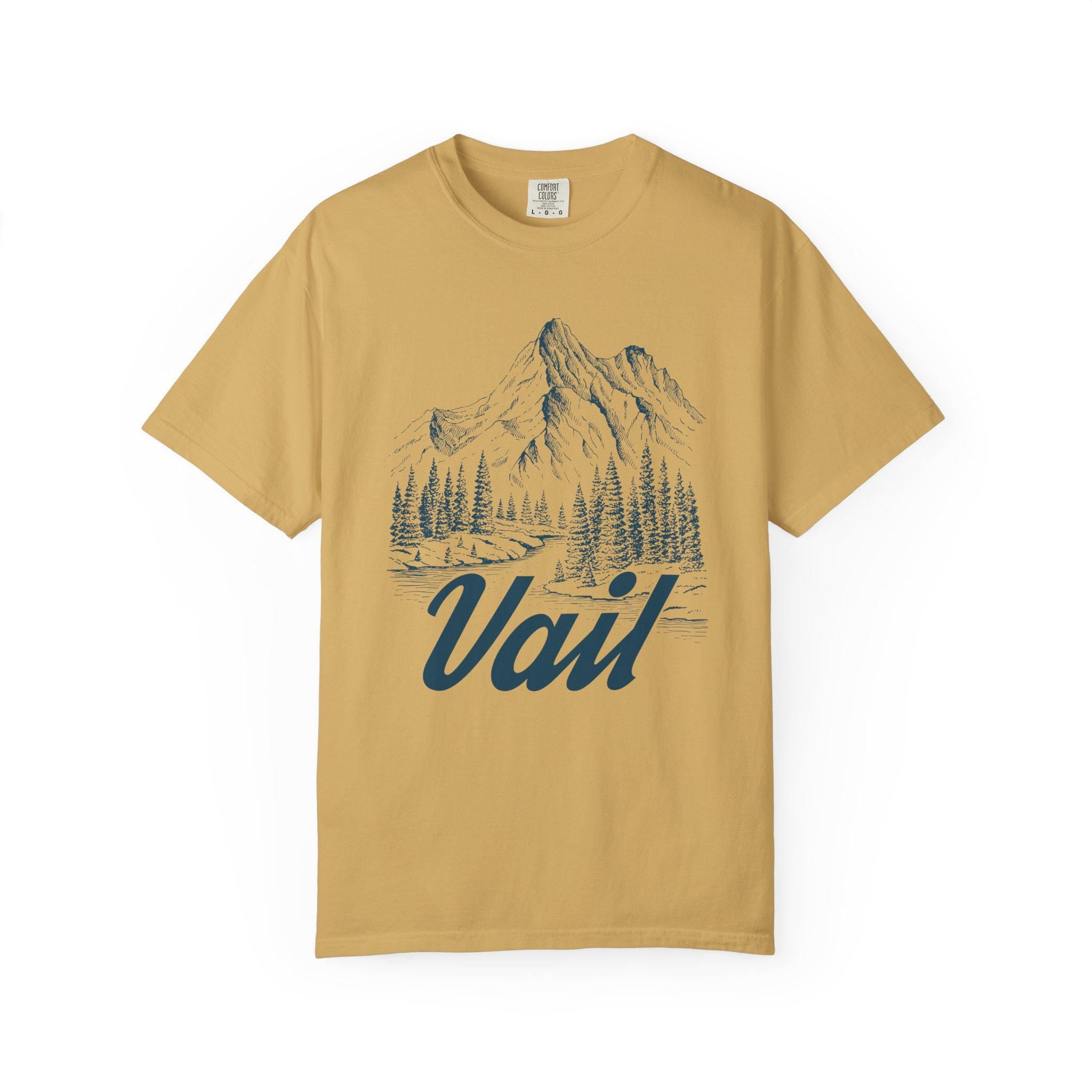 Vail Colorado Graphic Tee Mountain Illustration Vail T Shirt Graphic Tee – Easygoing Wear · Must-Have Style