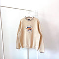 Vintage 00s Super Bowl 2001 NFL vintage Puma embroidery light brown sweatshirt L Sweatshirt – Everyday Comfort · High-Quality Print