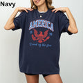 Women39s 4th of JulyFourth of July Shirt T Shirt1776 America land of the freeTrendy American Tee Gift for UsaWomen shirt Graphic Tee – Soft Feel · Perfect For Daily Wear
