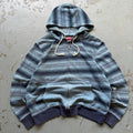 Vintage Y2K Arizona Jean Co Striped Grunge Full Zip Hoodie Hoodie – Soft Feel · High-Quality Print