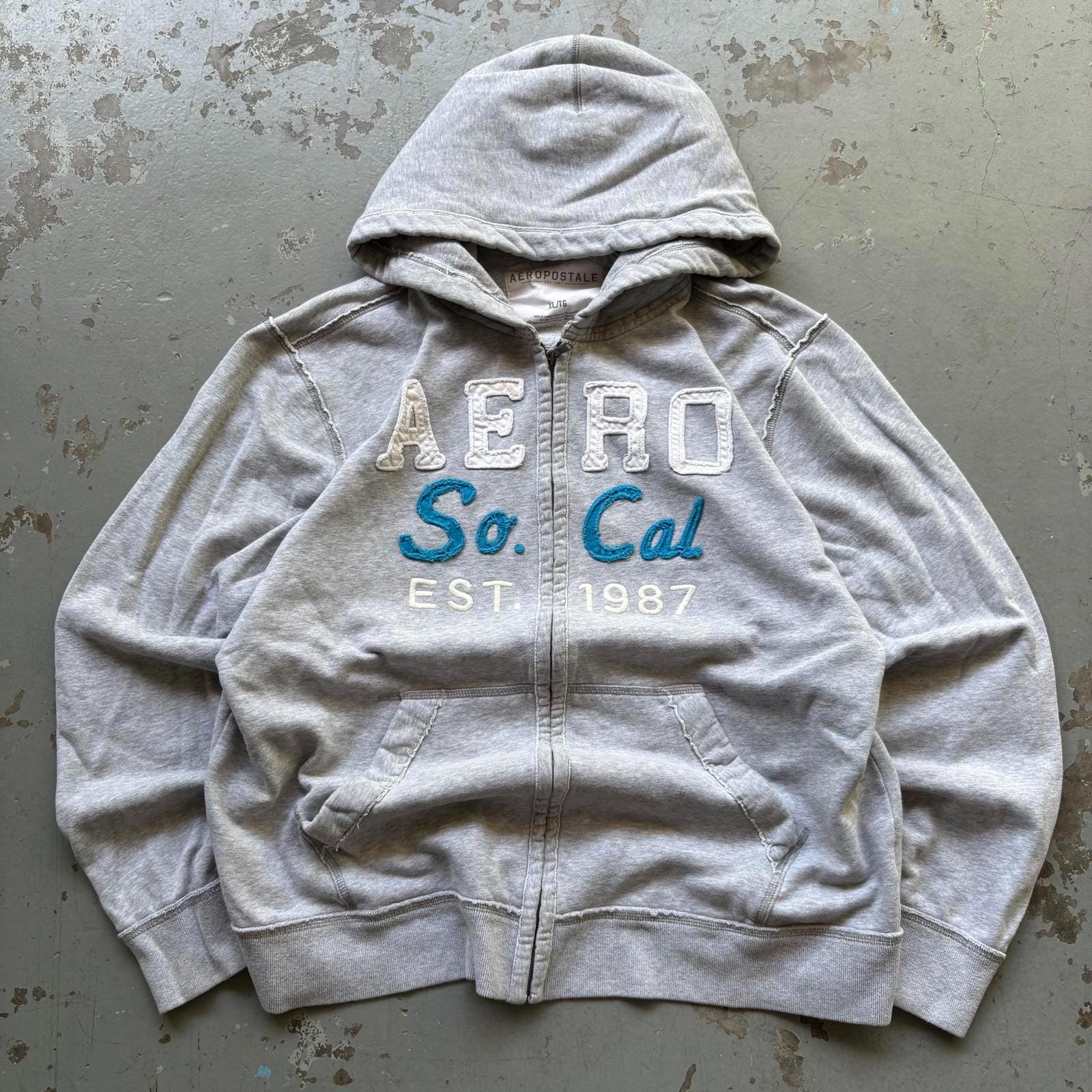 Vintage Y2K Aeropostale California Full Zip Grunge Hoodie Hoodie – Cozy Vibes · Trending Graphic Apparel
